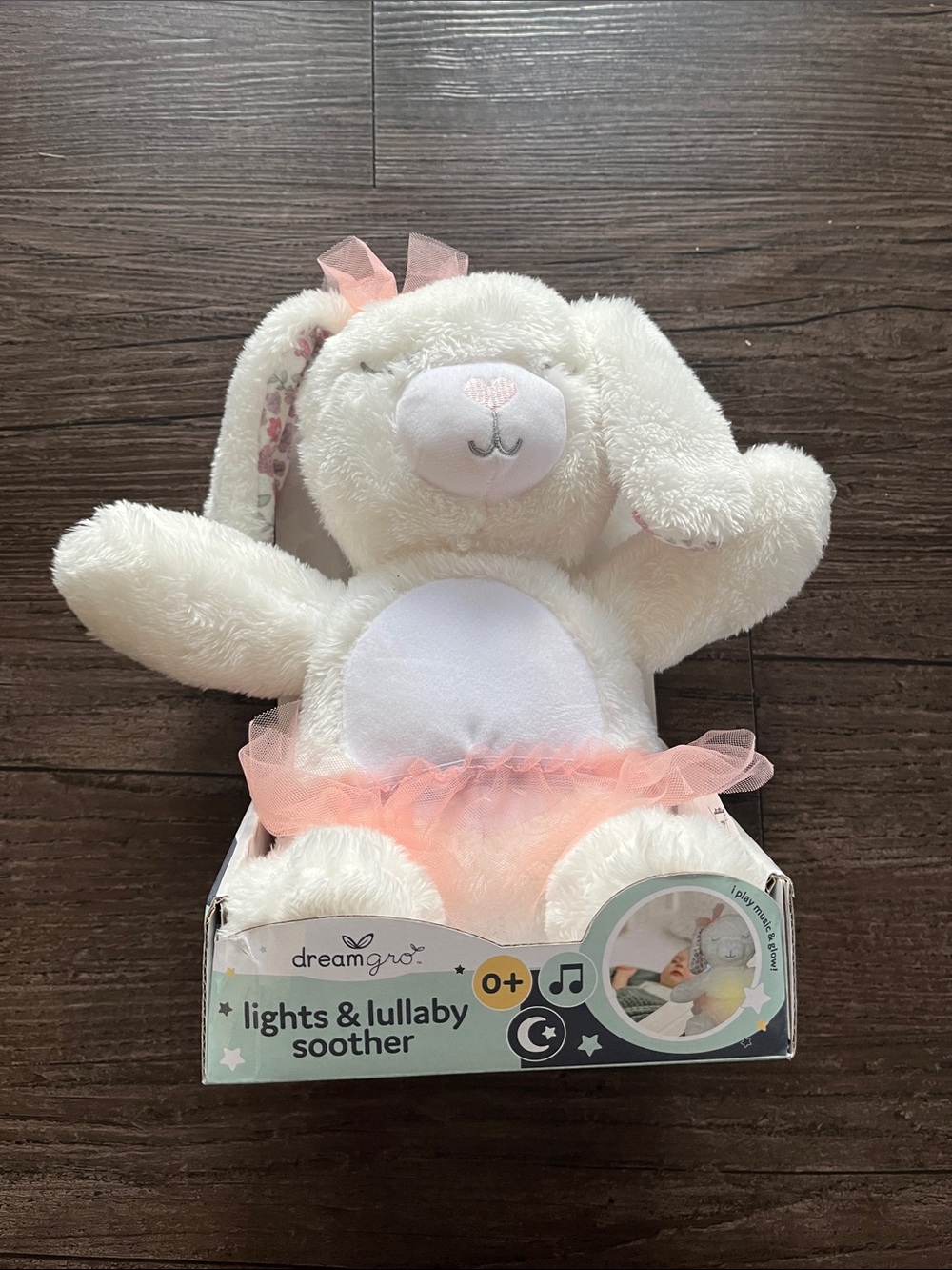 Soft Baby Bunny Lights & Lullaby Soother NWT
